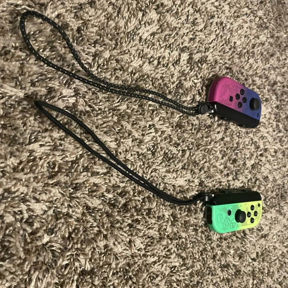 Nintendo Joy-Con Controllers - Neon Purple and Neon Green